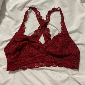 Maroon bralette